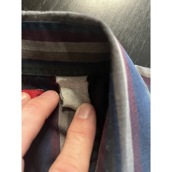 Vintage Ely Plains Western Shirt – XL – Striped Snap Button - Picture 4 of 7